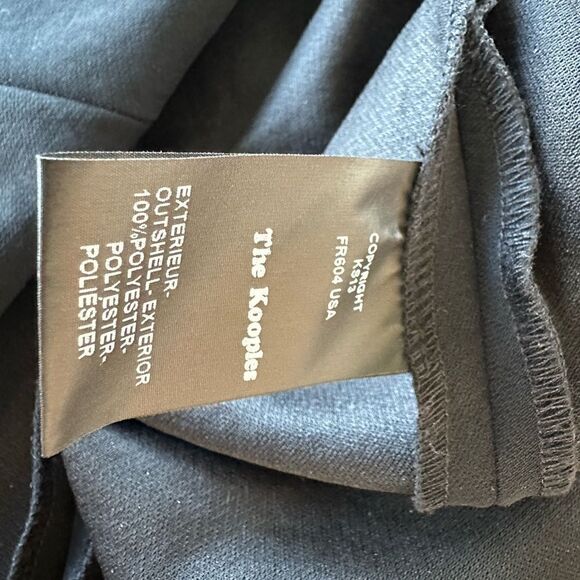 The Kooples black and white sleeveless dress with back zipper. Size large - Picture 8 of 14